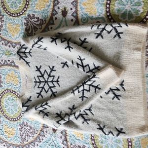 NWT Fuzzy Snowflake Sweater